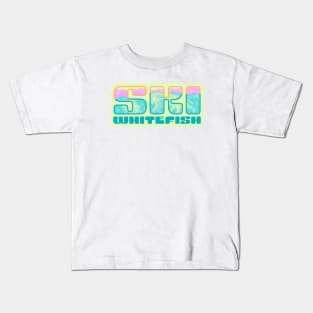 Ski Whitefish Kids T-Shirt